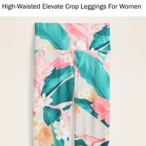 High-Waisted Elevate Crop Leggings For Women